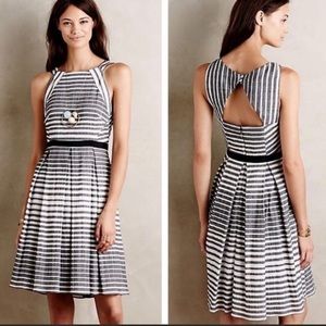 Anthropologie Eva Franco Black and White Dress